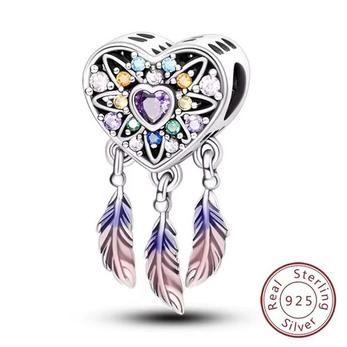 S925 sterling silver charm for - silver,