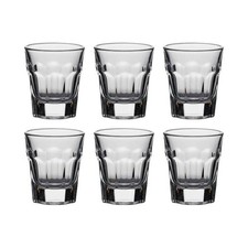 Shot Glasses Set of 6 Clear 45ml Ravenhead Manhattan Gift Boxed Dishwasher Safe