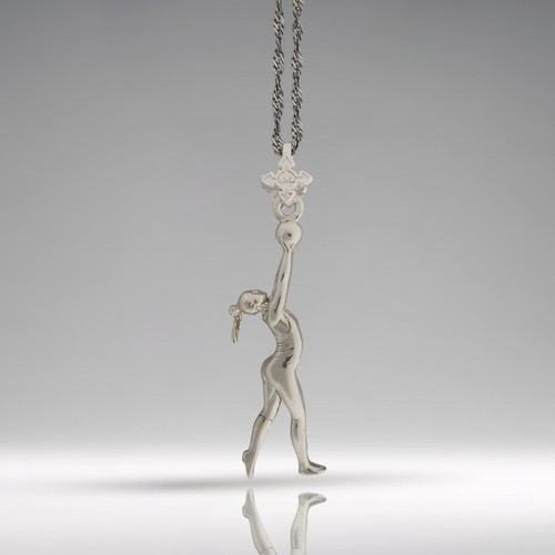 Rhythmic gymnastics pendant - rhythmic,
