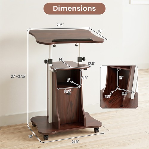 Mobile podium stand - mobile,