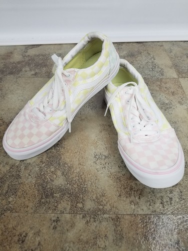 Vans pastel checkered sneakers - vans,