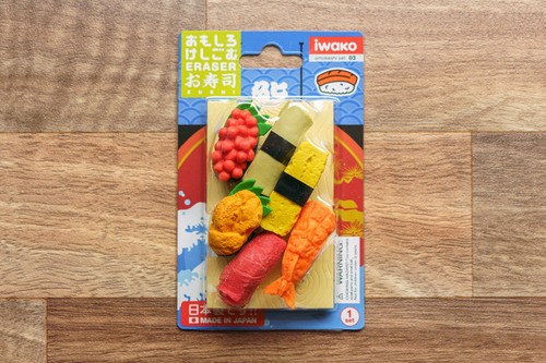 Iwako omekoshi sushi eraser - sushi,