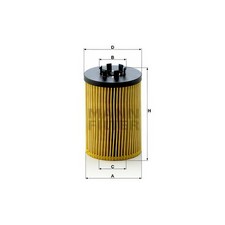 MANN HU715/5X Oil Filter 102mm