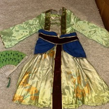 New Princess Mulan Girls Green