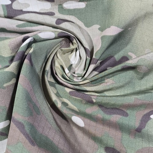 Camo green cotton material - green,