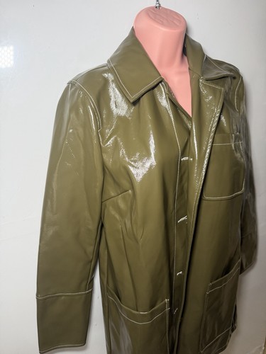 Topshop olive green - topshop, vinyl