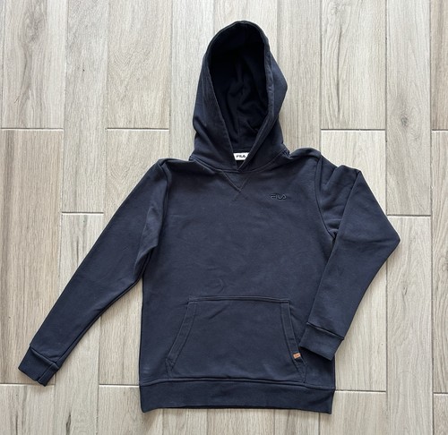Fila navy pullover hoodie - fila,
