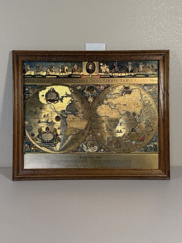 Willem blaeu wall - blaeu, framed