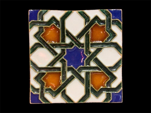 Small spanish pottery - small, tile
