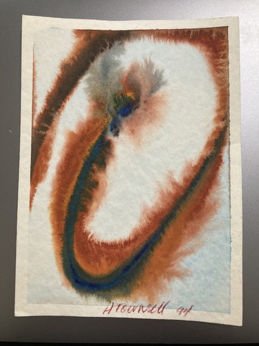 Original abstract watercolor - original,