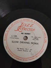 MA RAINEY SLOW DRIVING MOAN