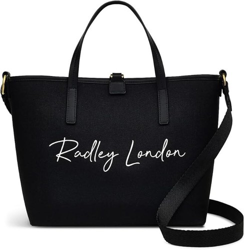 Radley black satchel bag - radley,
