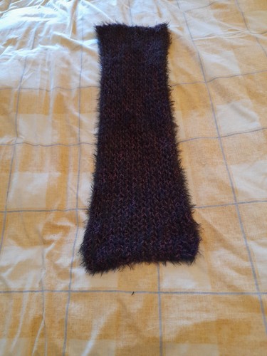 Hand knitted scarf - hand, in
