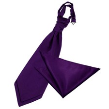 Mens Cravat Hanky Set Plain