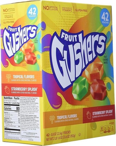 Fruit gushers various - fruit,