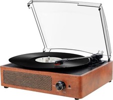 NEW-OPENED BOX Mersoco Record Player Bluetooth Turntable for Vinyl 3 Speed 3