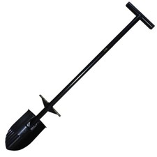 Gladius Mild Steel Spade - Black Ada