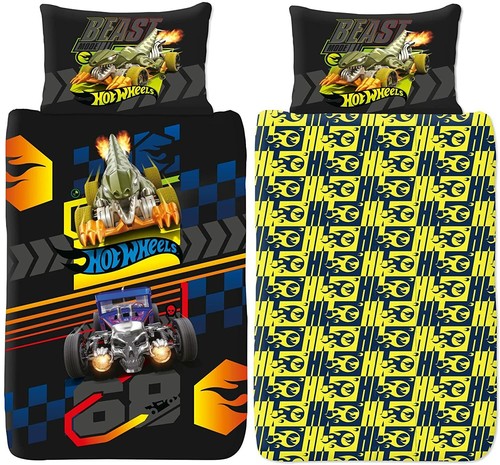 Hot wheels single duvet cover - wheels,