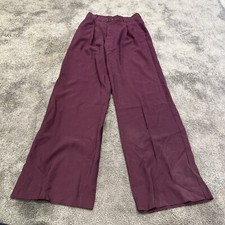 Zara Wide Leg Trousers purple