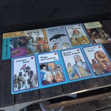 9 x Vintage Ladybird books inc