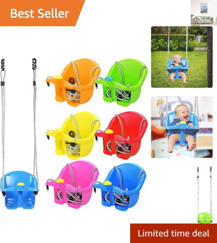Multicolor toddler swing - toddler, seat