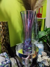 Glass Purple + Blue Vase