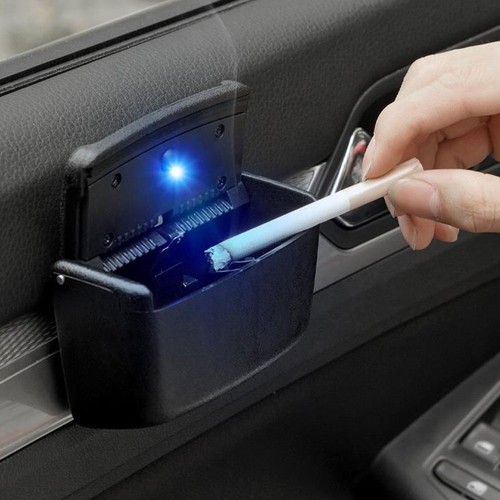 Car ashtray with - car, light