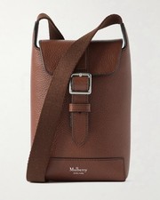 Mulberry Full-Grain Legacy NVT Leather Chiltern Phone Pouch: Oak £445