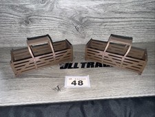 HORNBY OO DINO SAFARI 2X ANIMAL TRANSPORTER CAGES FITS ON HORNBY LOWMAC WAGONS