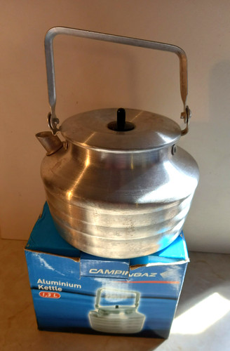 Campingas kettle with folding - kettle,