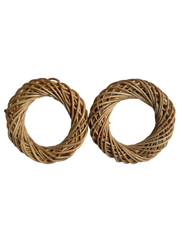 Wreath cane basket weave - 2,