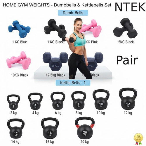 Neoprene dumb bells pair - dumb-bells,