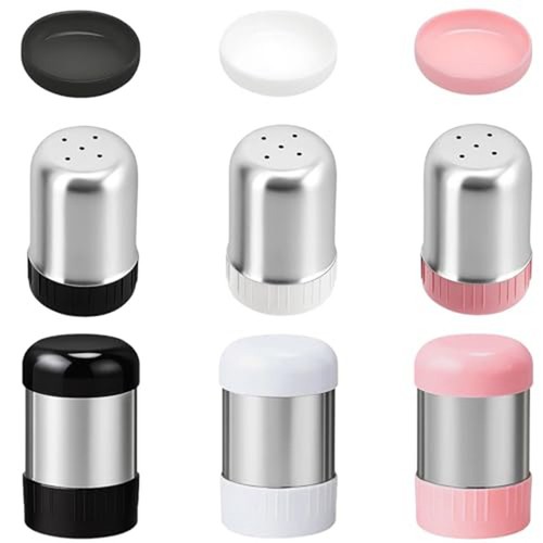 Salt and pepper shakers - and,