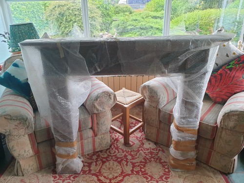 Old charm fire surround - old,