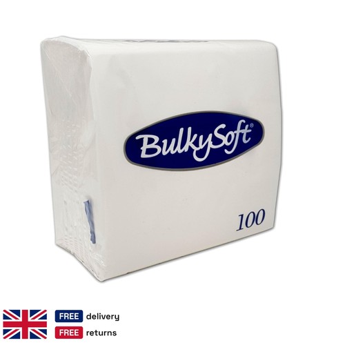 33x33 white ply - white, 2-ply