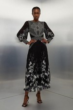 Karen Millen A-Line Midi Dress