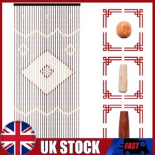 90*208cm Wooden Beaded Bamboo