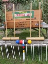Jaques 71280 Surrey - 4x Player Adult Croquet Set