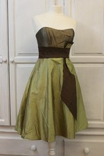 50's Style Strapless Green