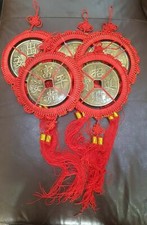 5 x Red Chinese Wall hanger