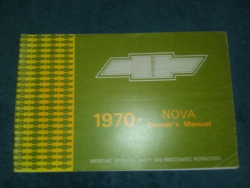 1970 chevrolet nova owner - 1970,