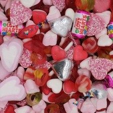 Heart shaped sweet - sweet, mix