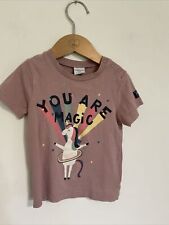 Polarn O Pyret T-shirt - 18-24  Months - Unicorn  Magic Pink   T Shirt