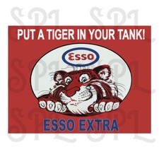 Esso Tiger Retro style metal tin sign/plaque HOME Decor