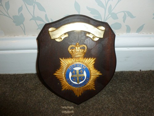 Durham constabulary plaque - durham,