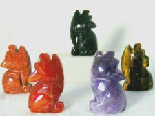 Gemstone Howling Coyote Wolf
