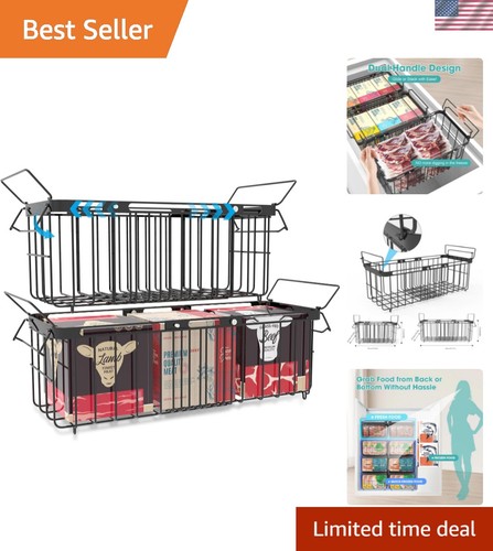 Freezer organizer bins pack - bins,,
