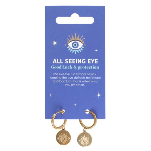 Gold toned all seeing eye - all,