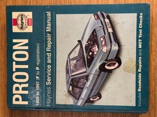 HAYNES Proton 1989-97 service and repair manual - 1 85960 255 X