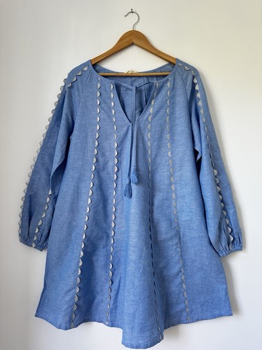 Boden chambray kaftan dress - dress, uk